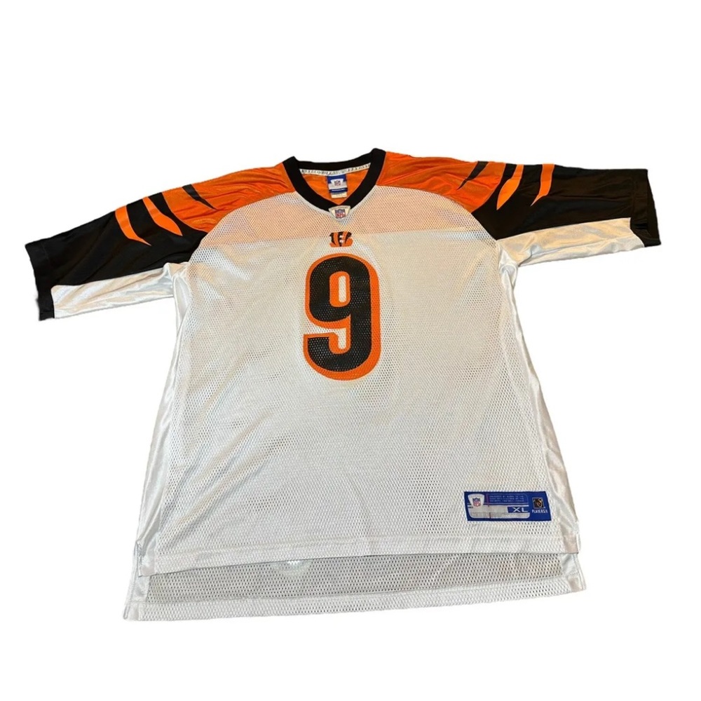 Reebok Men’s Cincinnati Bengals Carson Palmer #9 Jersey White Size XL